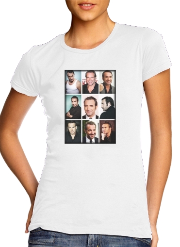  Jean Dujardin collage for Women's Classic T-Shirt