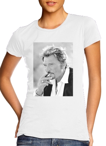 Women's Classic T-Shirt for johnny hallyday Smoke Cigare Hommage