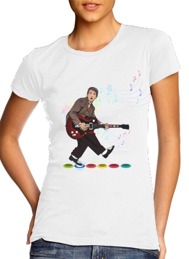  Marty McFly plays Guitar Hero for Women's Classic T-Shirt
