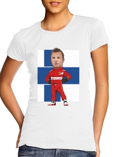  MiniRacers: Kimi Raikkonen - Ferrari Team F1 for Women's Classic T-Shirt
