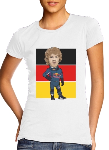  MiniRacers: Sebastian Vettel - Red Bull Racing Team for Women's Classic T-Shirt