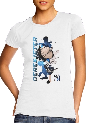  MLB Legends: Derek Jeter New York Yankees for Women's Classic T-Shirt