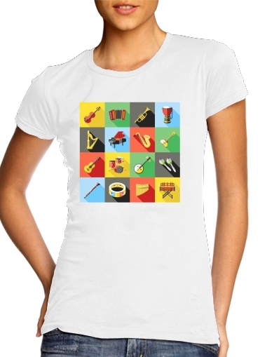  Music Instruments Co for Women's Classic T-Shirt