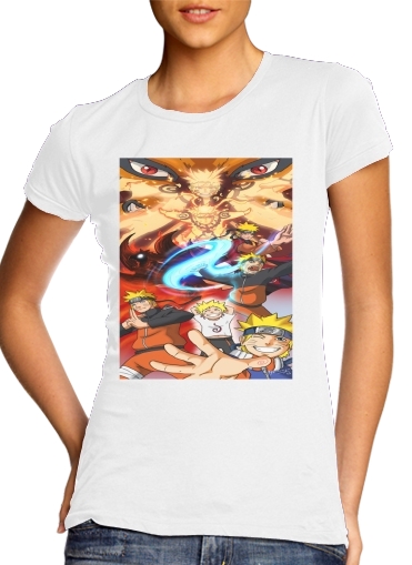  Naruto Evolution for Women's Classic T-Shirt