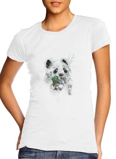  Panda Watercolor for Women's Classic T-Shirt