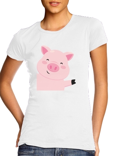  Pig Smiling for Women's Classic T-Shirt