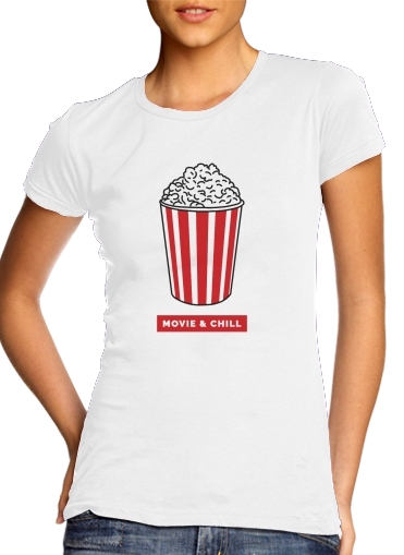  Popcorn movie and chill for Women's Classic T-Shirt
