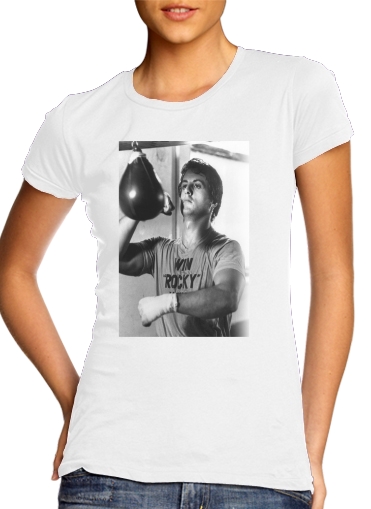  Rocky Balboa Training Punchingball for Women's Classic T-Shirt