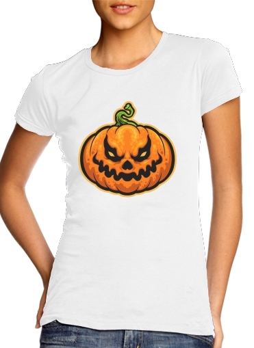  Scary Halloween Pumpkin for Women's Classic T-Shirt