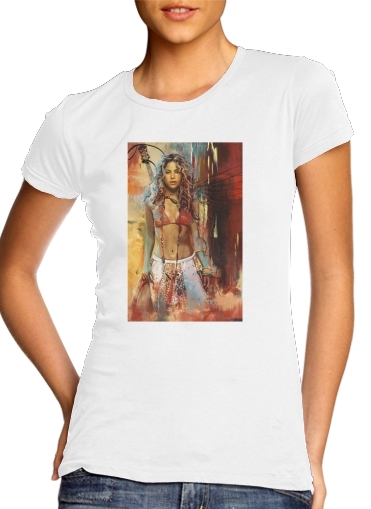  Shakira Painting for Women's Classic T-Shirt