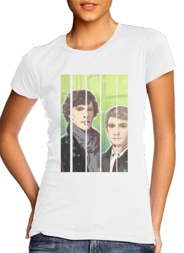  Sherlock and Watson for Women's Classic T-Shirt