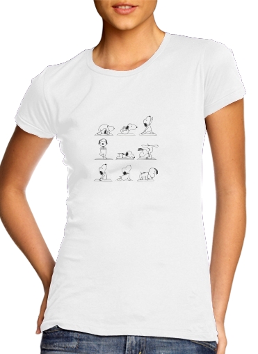  Snoopy Yoga for Women's Classic T-Shirt