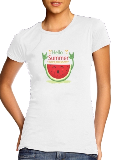  Summer pattern with watermelon for Women's Classic T-Shirt