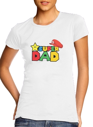  Super Dad Mario humour for Women's Classic T-Shirt
