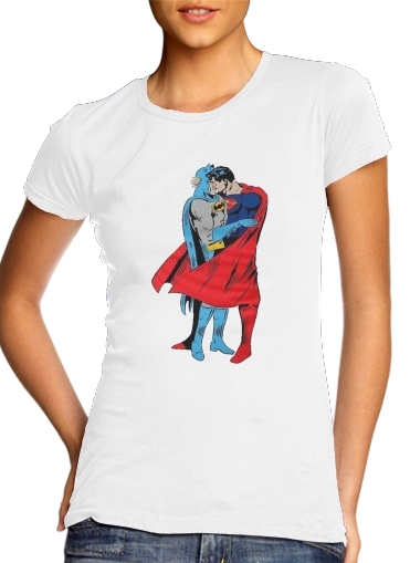  Superman And Batman Kissing For Equality for Women's Classic T-Shirt