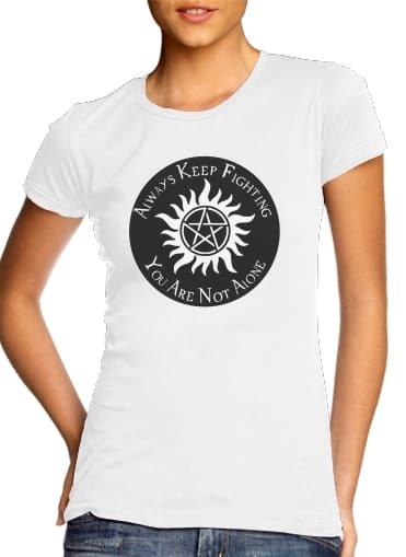  SuperNatural Never Alone for Women's Classic T-Shirt