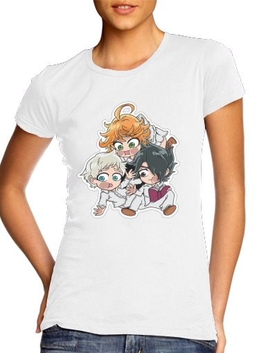  The Promised Neverland Emma Ray Norman Chibi for Women's Classic T-Shirt