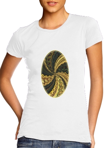 Women's Classic T-Shirt for Twirl and Twist black and gold