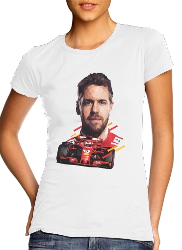  Vettel Formula One Driver for Women's Classic T-Shirt