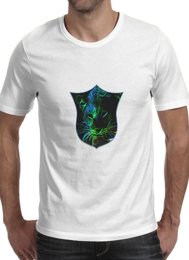  Abstract neon Leopard for Men T-Shirt