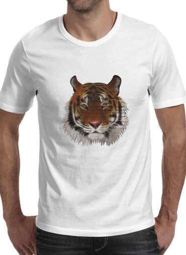 Men T-Shirt for Abstract Tiger