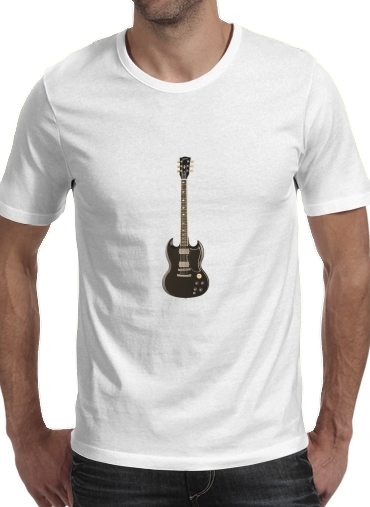  AcDc Guitare Gibson Angus for Men T-Shirt