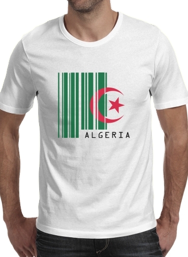  Algeria Code barre for Men T-Shirt