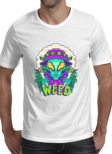  Alien smoking cannabis cbd for Men T-Shirt