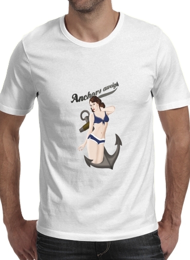  Anchors Aweigh - Classic Pin Up for Men T-Shirt