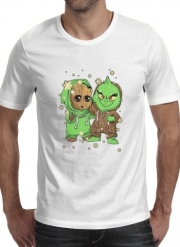 T-Shirts Baby Groot and Grinch Christmas