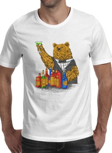  Bartender Bear for Men T-Shirt