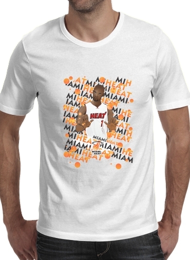  Basketball Stars: Chris Bosh - Miami Heat for Men T-Shirt