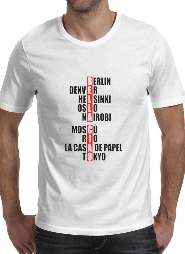 Bella Ciao Character Name for Men T-Shirt