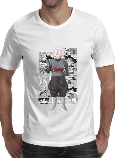  Black Goku Scan Art for Men T-Shirt