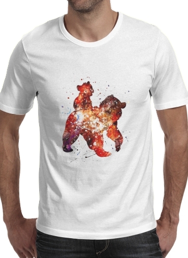  Brother Bear Watercolor for Men T-Shirt