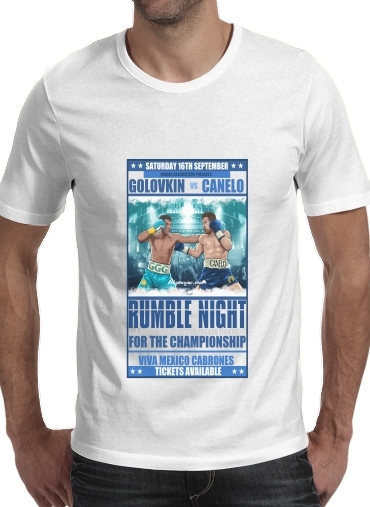  Canelo vs Golovkin 16 September for Men T-Shirt
