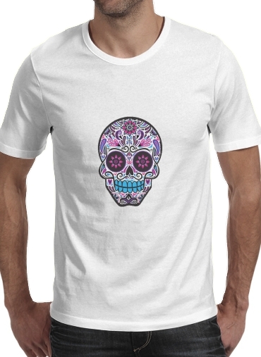 Men T-Shirt for Calavera Dias de los muertos