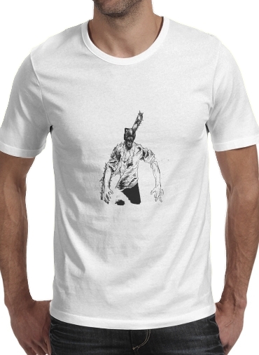  chainsaw man black and white for Men T-Shirt