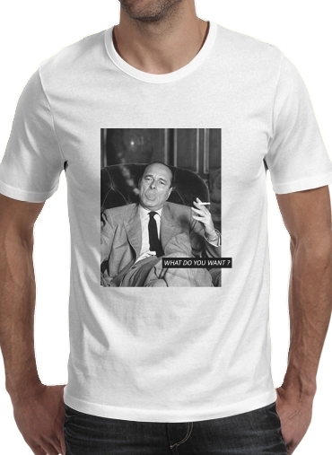  Chirac Smoking What do you want for Men T-Shirt