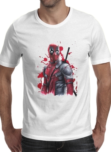  Deadpool Painting for Men T-Shirt