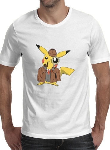  Detective Pikachu x Sherlock for Men T-Shirt