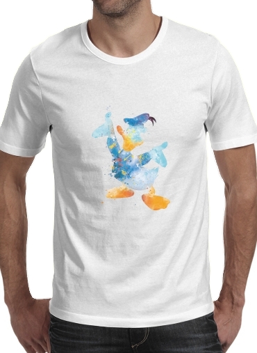  Donald Duck Watercolor Art for Men T-Shirt