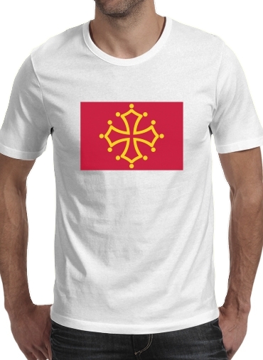  Drapeau de Midi-Pyrenees for Men T-Shirt