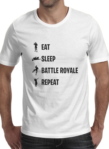  Eat Sleep Battle Royale Repeat for Men T-Shirt