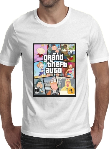  Family Guy mashup GTA for Men T-Shirt