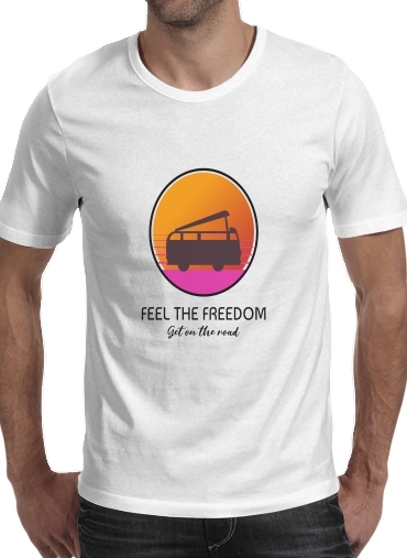  Feel The freedom on the road for Men T-Shirt