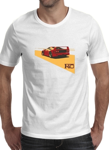  Ferrari F40 Art Fan for Men T-Shirt