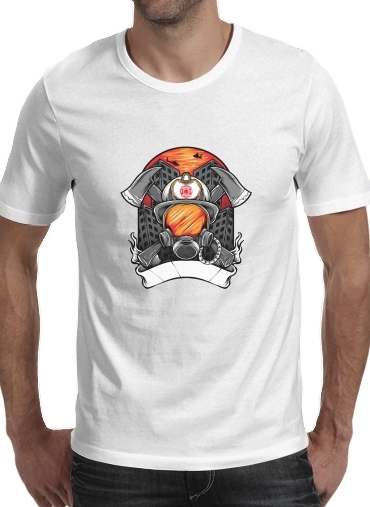  Fire Fighter Custom Text for Men T-Shirt