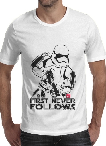  First Never Follows for Men T-Shirt