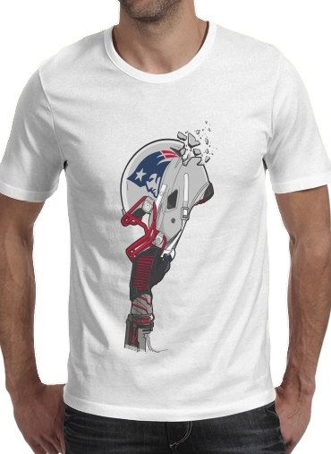  Football Helmets New England for Men T-Shirt